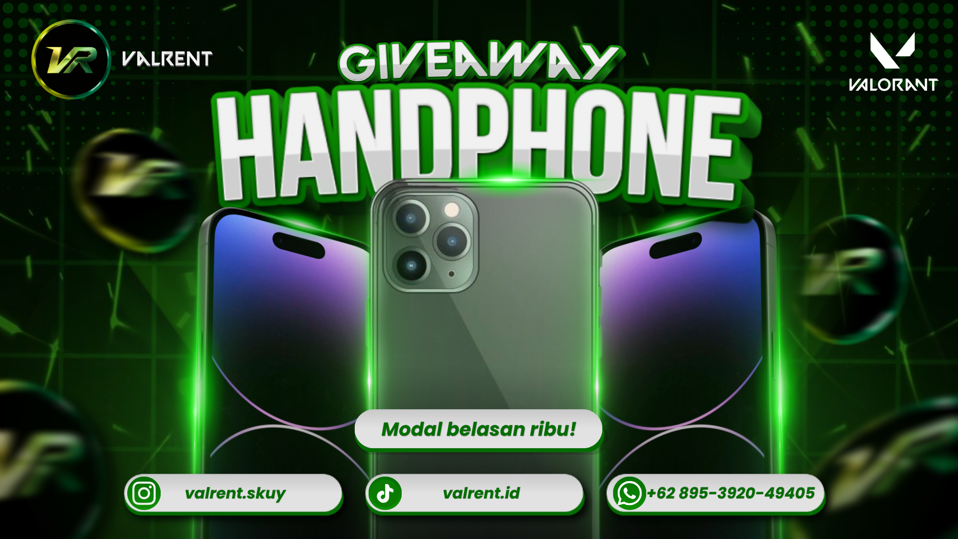 Event Giveaway Handphone Spesial SKUYRENT Indonesia untuk Member Setia